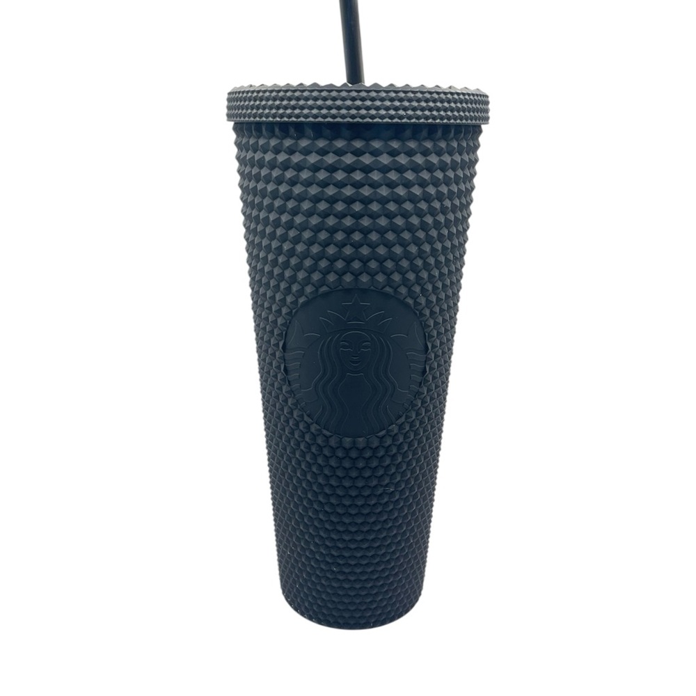 Starbucks Matte Black Textured Tumbler